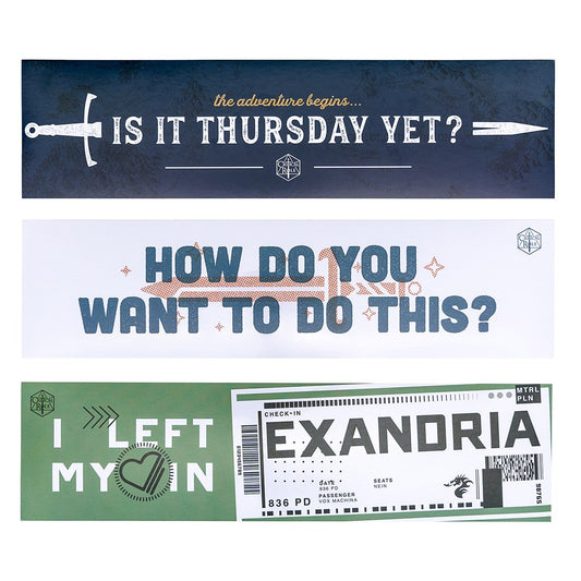 Darrington Press - Critical Role Bumper Sticker 3-Pack Set