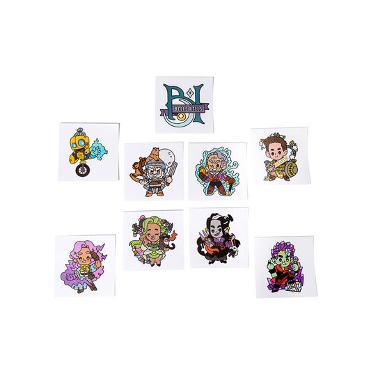 Darrington Press - Bells Hells Chibi Vinyl Decals Set 9-Pack