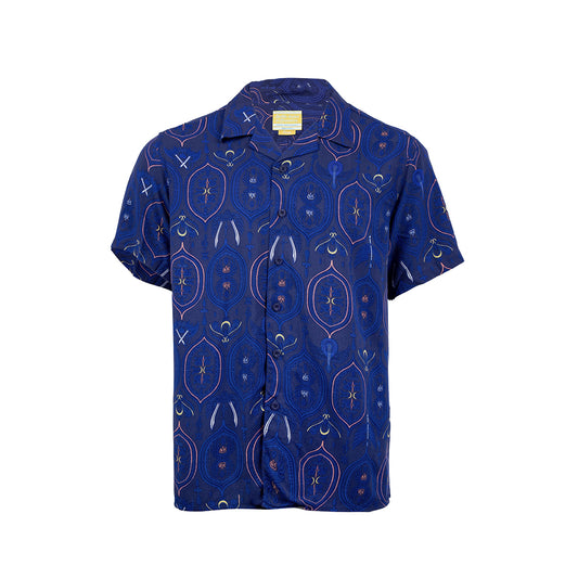 Darrington Press - Bells Hells Collection: Dorian Storm Camp Shirt - XS