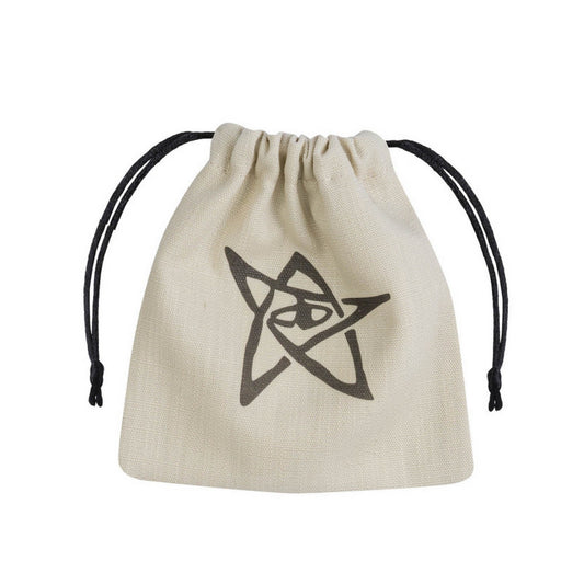 Q Workshop: Call of Cthulhu Beige black Dice Bag