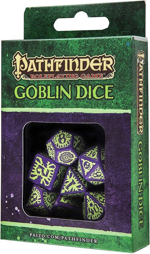 Q Workshop: Pathfinder Goblin Purple & green Dice Se