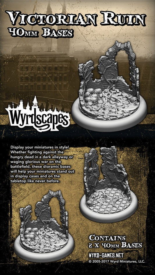 Wyrd Games: Wyrdscapes: Bases: Wyrdscapes Victorian 40mm
