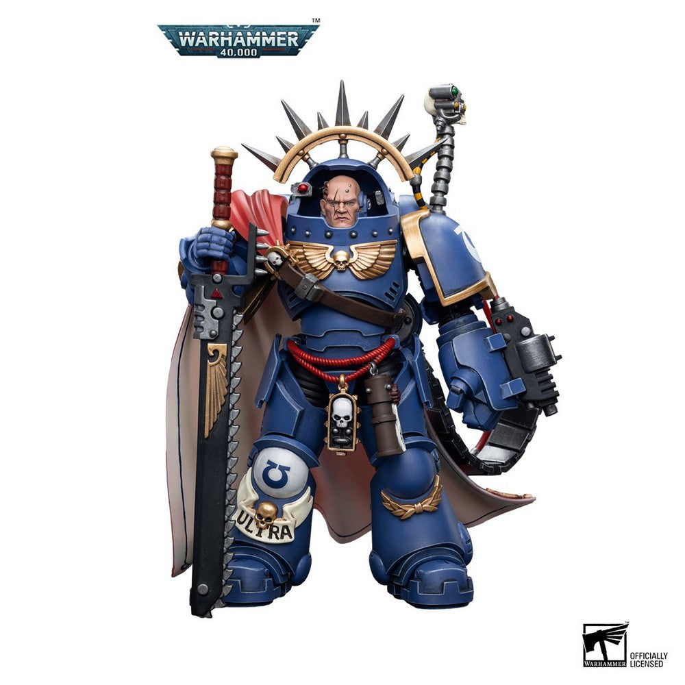Warhammer Collectibles: 1/18 Scale UItramarines Captain in Gravis Armour