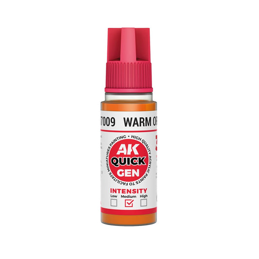 AK Interactive - Quick Gen - Warm Orange 18 ml