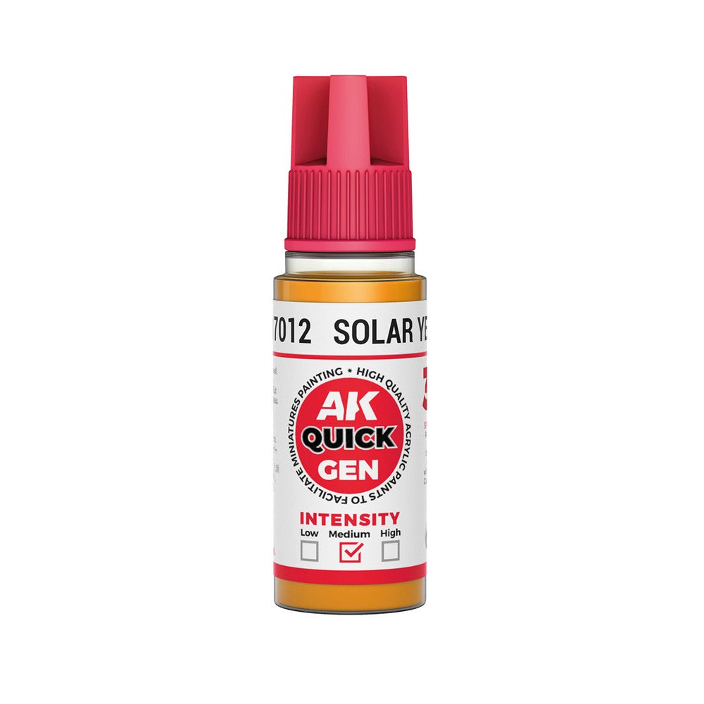 AK Interactive - Quick Gen - Solar Yellow 18 ml