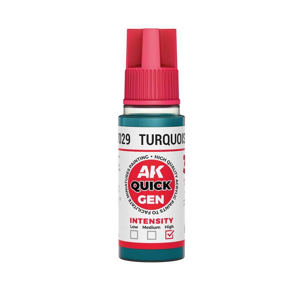 AK Interactive - Quick Gen - Turquoise Blue 18 ml