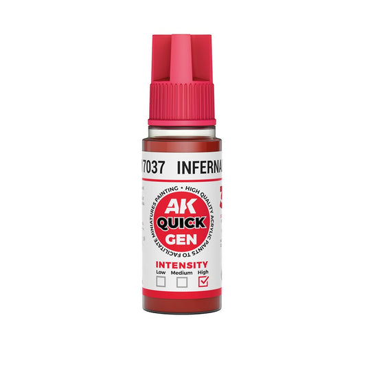 AK Interactive - Quick Gen - Infernal Red 18 ml