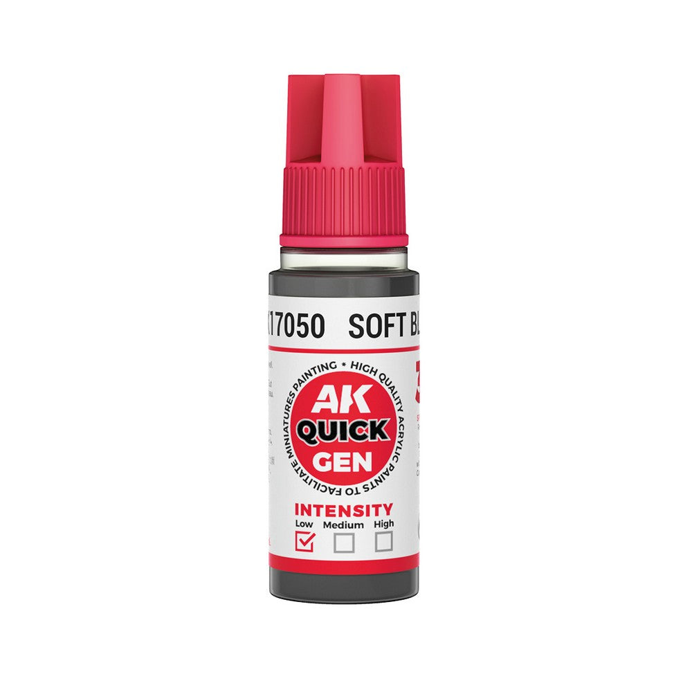 AK Interactive - Quick Gen - Soft Black 18 ml