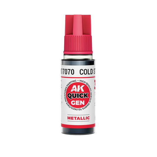 AK Interactive - Quick Gen - Cold Steel 18 ml