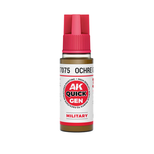 AK Interactive - Quick Gen - Ochre Green 18 ml