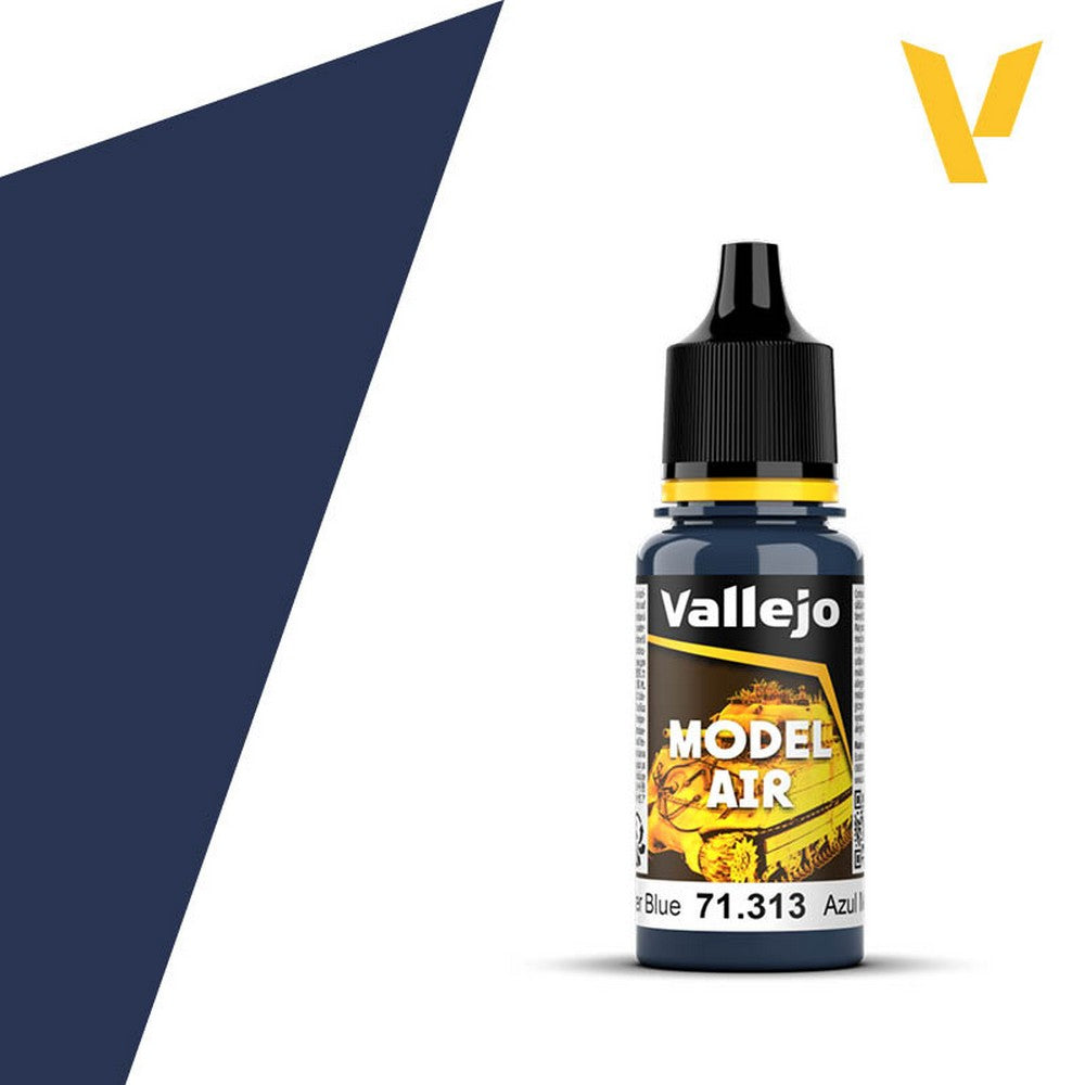Vallejo - Model Air - Dark Mediterranean Blue 18 ml