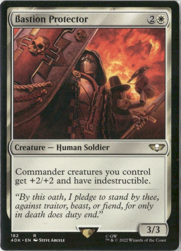 Scan Image | Bastion Protector (Surge Foil) - Universes Beyond: Warhammer 40,000 | [15F307E8]