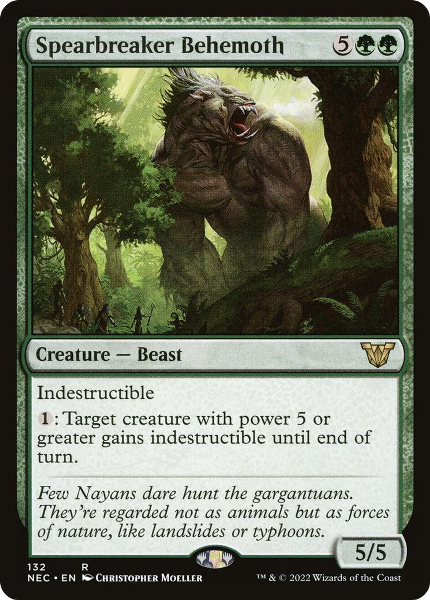 Spearbreaker Behemoth - Commander: Kamigawa: Neon Dynasty