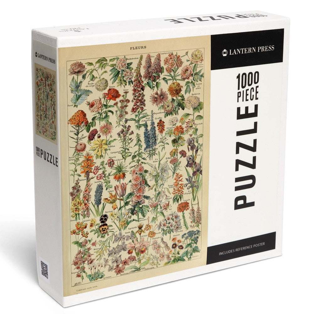 1000 Piece Puzzle Assorted Flowers E Vin