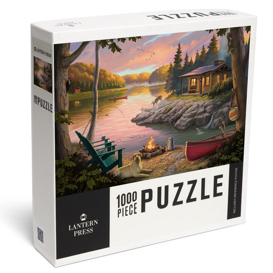 1000 Piece Puzzle Lake Living
