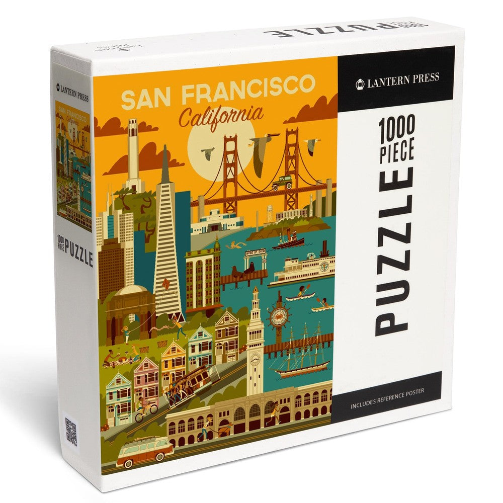 1000 Piece Puzzle San Francisco Californ
