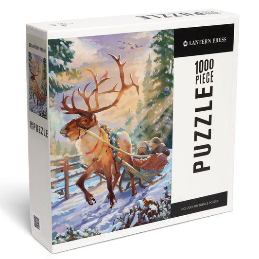 1000 Piece Puzzle Sleigh Ride
