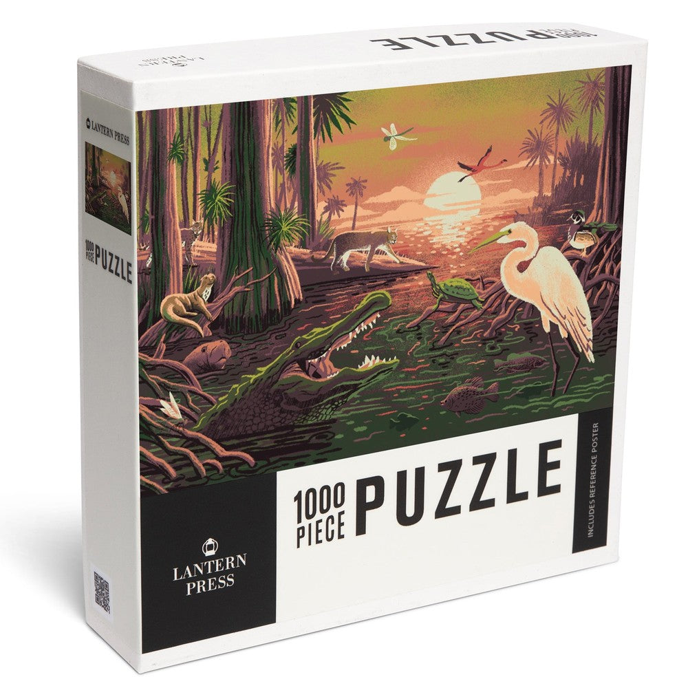 1000 Piece Puzzle Wildlife Utopia Marshl