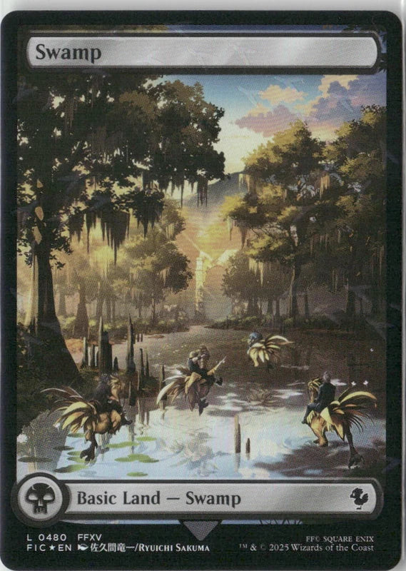 Scan Image | Swamp (Chocobo Track Foil) - Commander: FINAL FANTASY | [47BA8149]