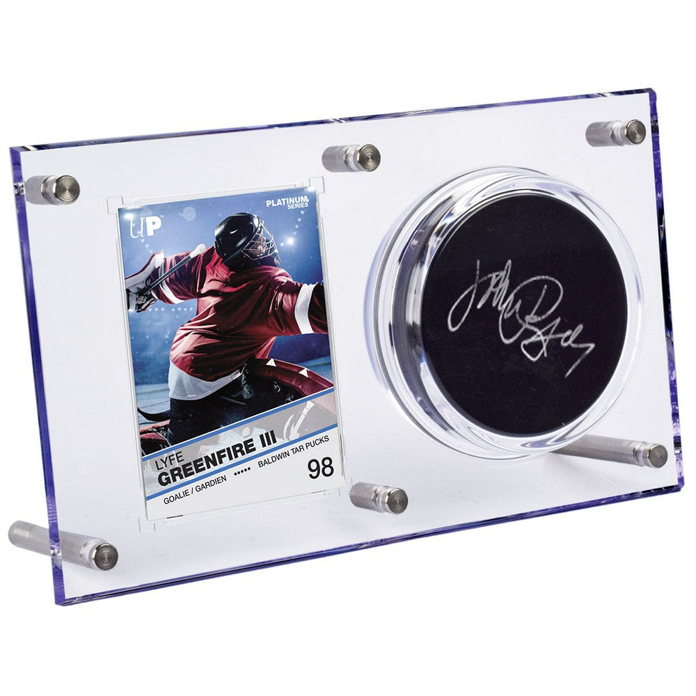 Ultra Pro: UP85676 Clear Puck & Card Flip Display 35pt