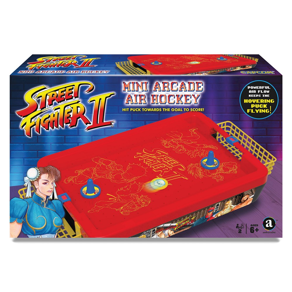 Street Fighter II: Street Fighter II Mini Arcade Air Hockey