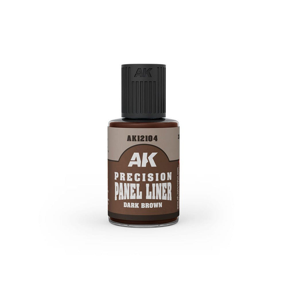 AK Interactive - Precision Paneliner- Dark Brown 30ml