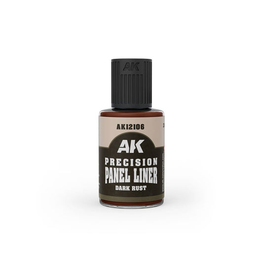 AK Interactive - Precision Paneliner- Dark Rust 30ml
