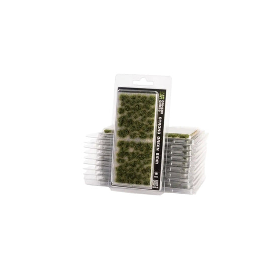 U2 Gamers Grass - Grass Tufts - 6mm - Strong Green - Wild