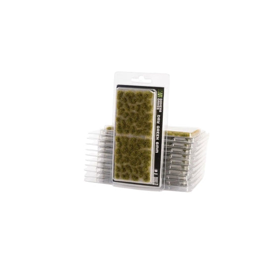 U2 Gamers Grass - Grass Tufts - 6mm - Dry Green - Wild