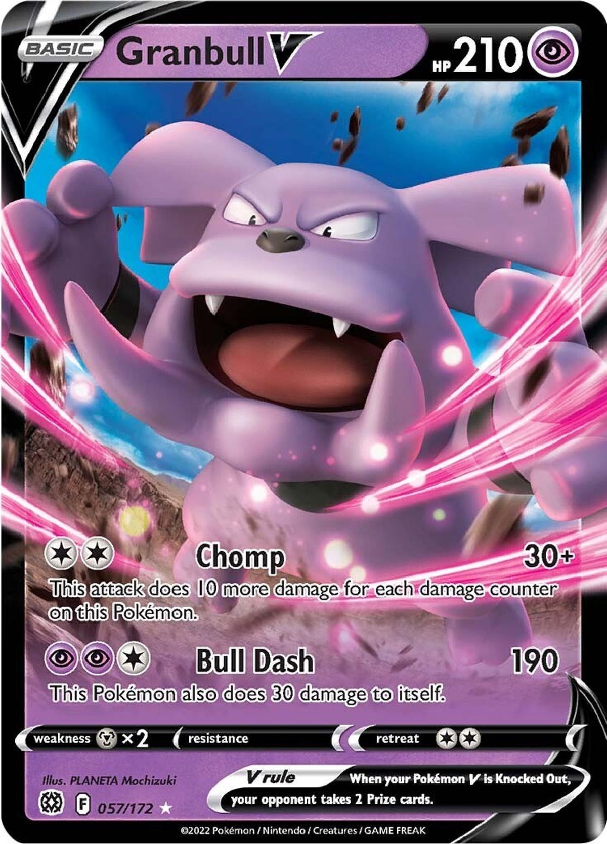Granbull V - SWSH09: Brilliant Stars