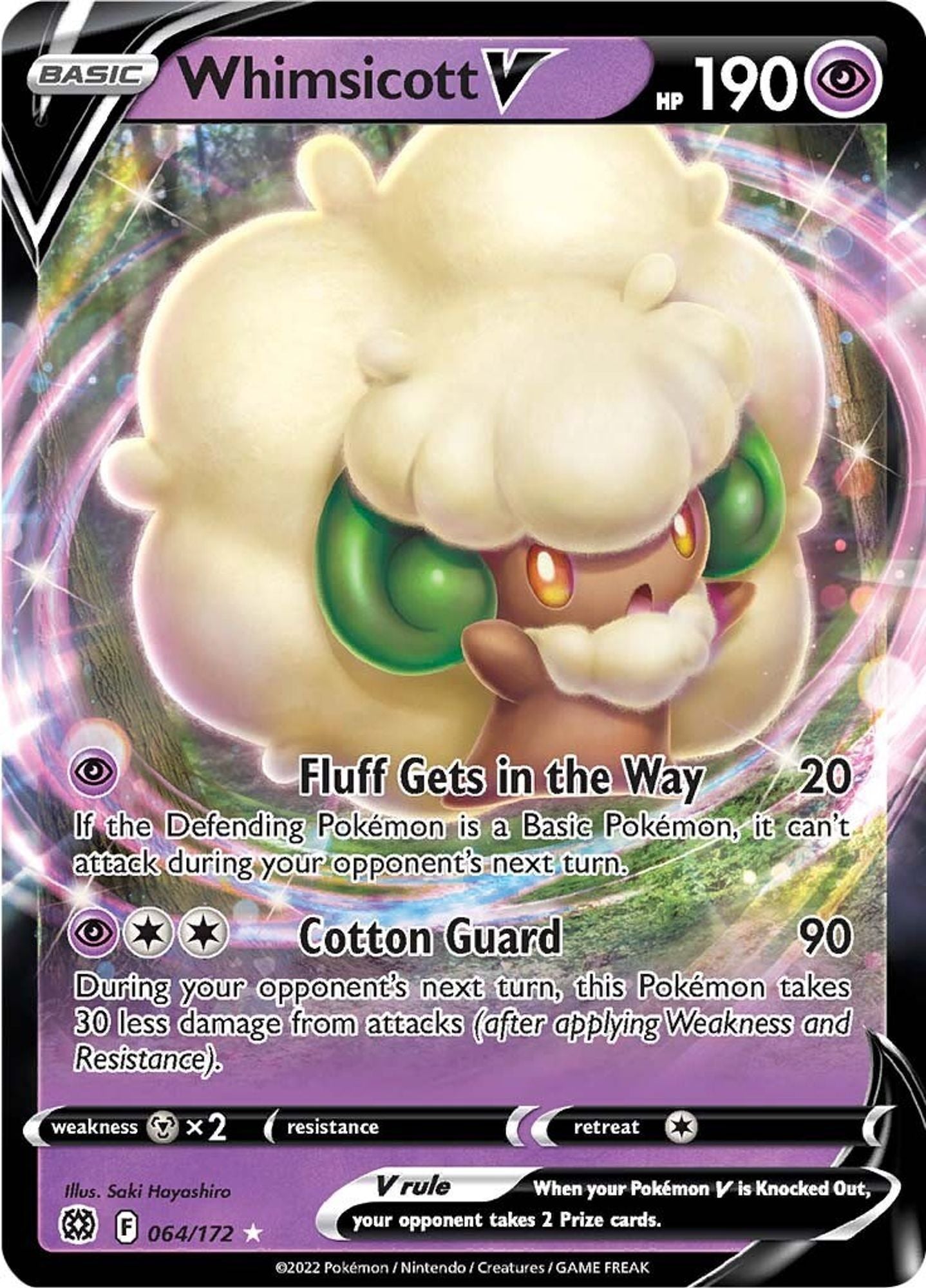 Whimsicott V - SWSH09: Brilliant Stars