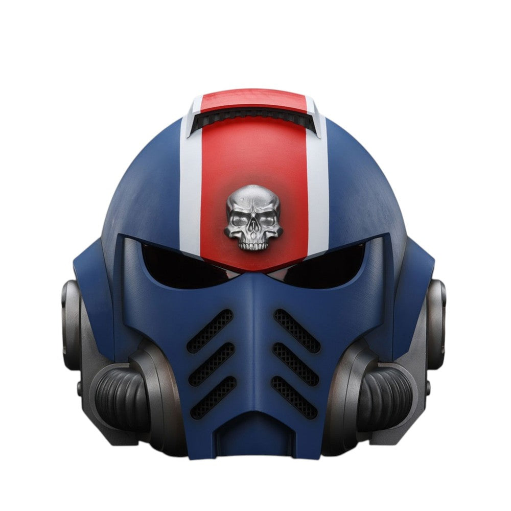 U2 Warhammer Collectibles: 1/1 Scale Uitramarines Lieutenant Titus' MKX Helmet