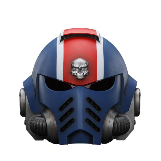 U2 Warhammer Collectibles: 1/1 Scale Uitramarines Lieutenant Titus' MKX Helmet