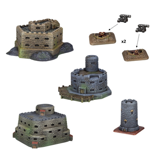 MANTIC DIRECT Armada -  Scenery Pack Fortifications