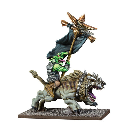 MANTIC DIRECT Kings of War -  Goblin Flaggit on Mawbeast