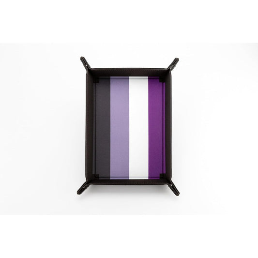 Fanroll: Pride Fold Up Velvet Dice Tray: Asexual