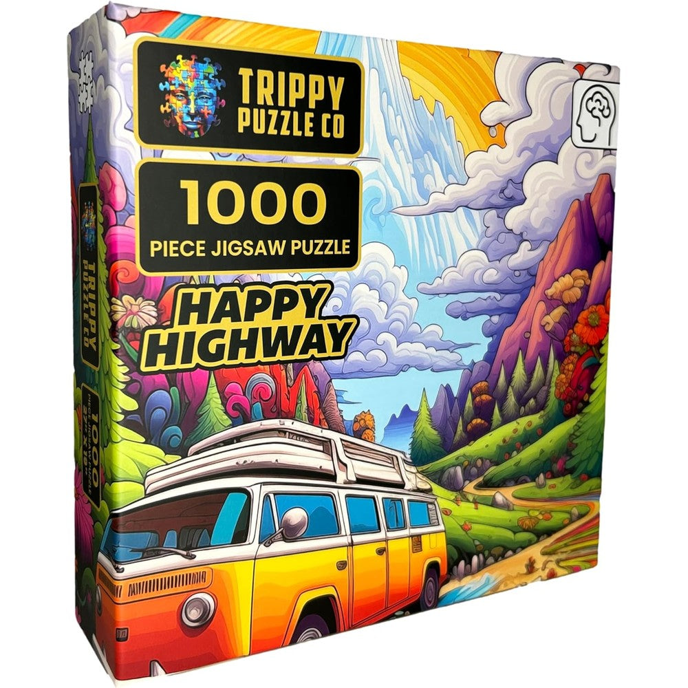 Trippy Puzzles - 1000 Piece Jigsaw Happy Highway