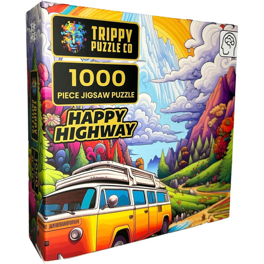 Trippy Puzzles - 1000 Piece Jigsaw Happy Highway