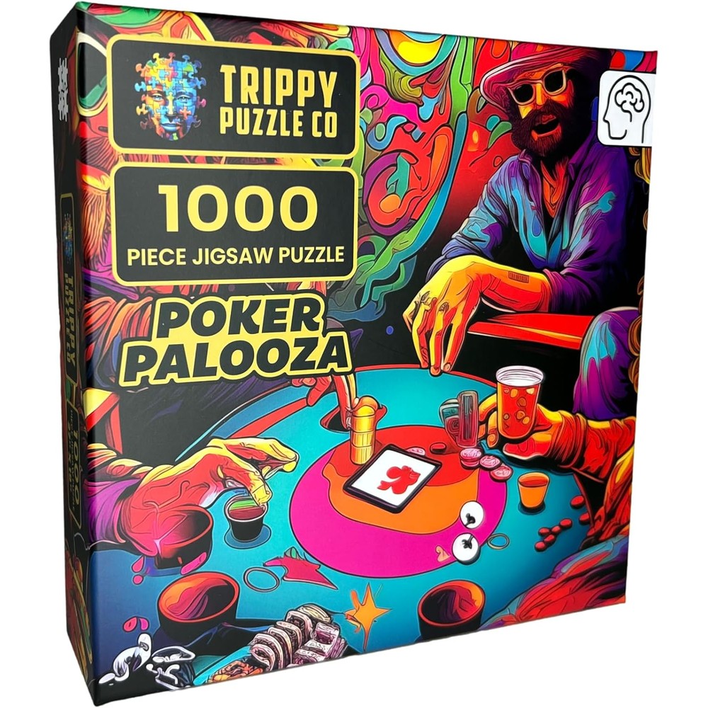 Trippy Puzzles - 1000 Piece Jigsaw Poker Palooza