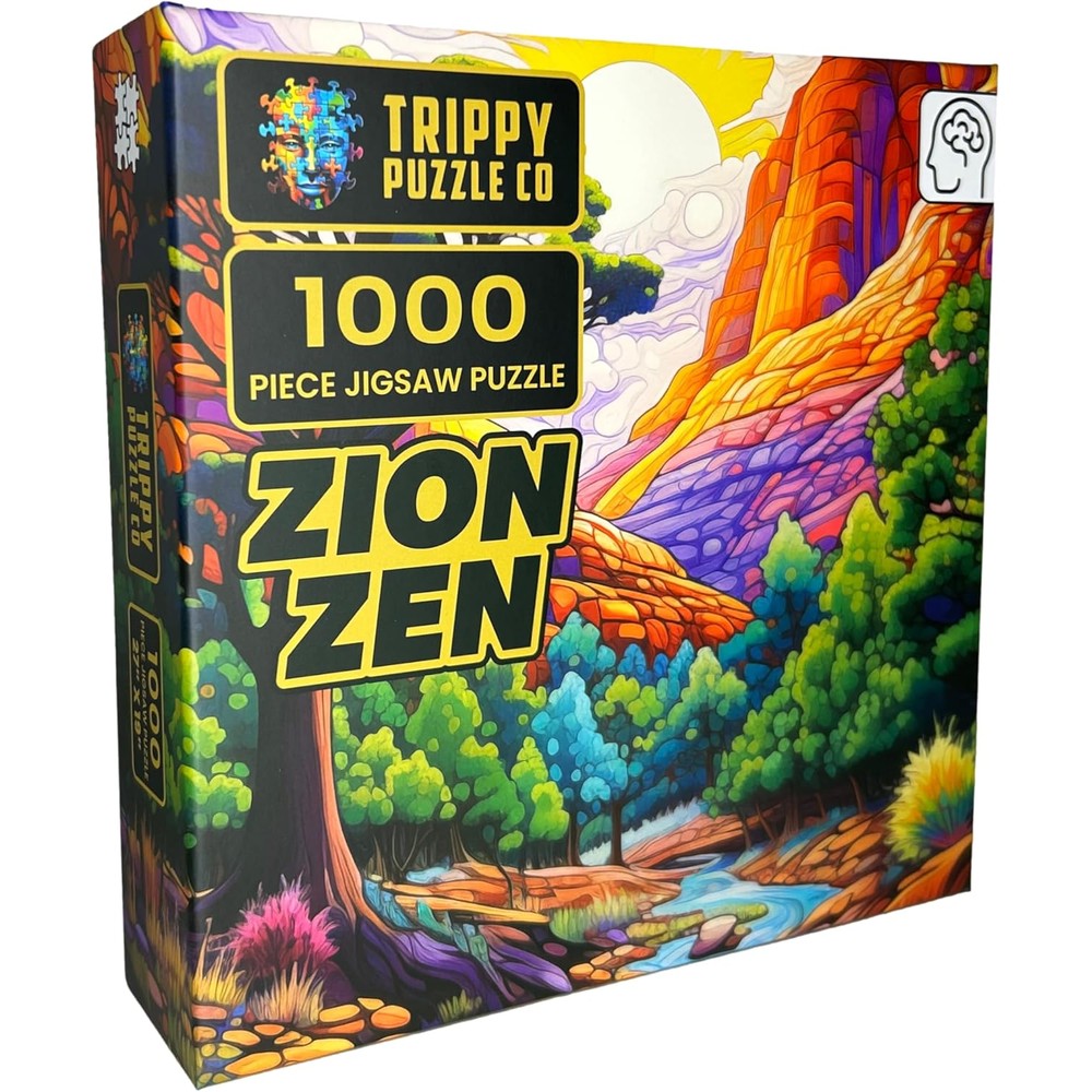 Trippy Puzzles - 1000 Piece Jigsaw Zion Zen