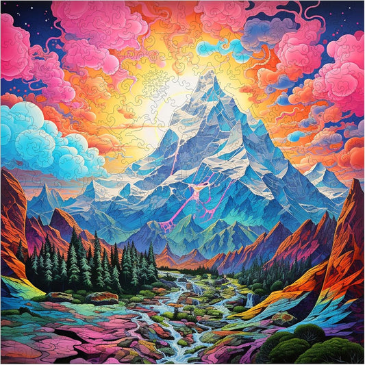 Trippy Puzzles - 300 Pce Wood Jigsaw Rocky Ridges