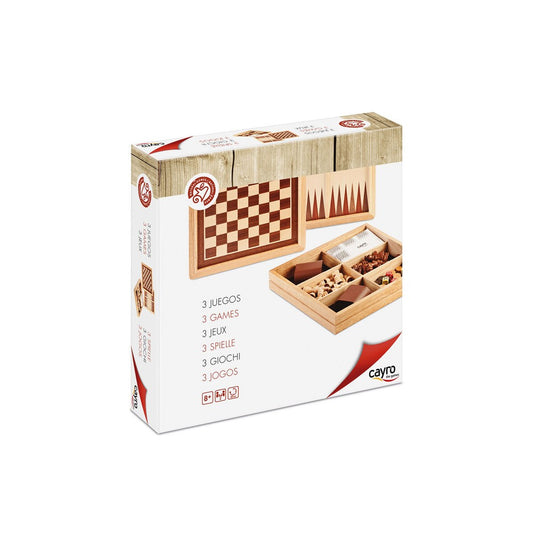 Backgammon 30Cm Inlaid Wood