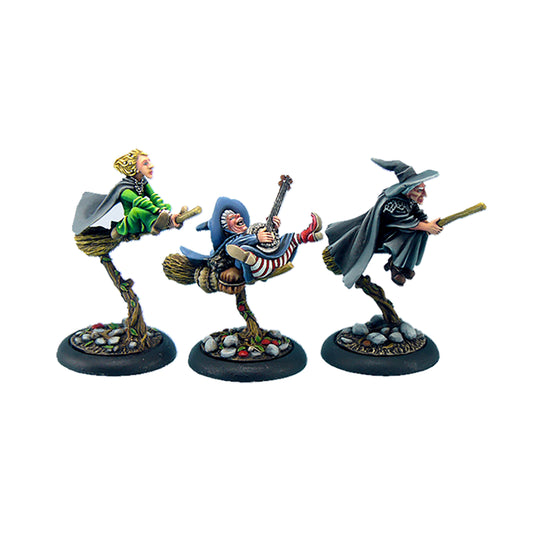 Micro Art Studio - Miniatures - Discworld Three Witches on brooms (3)