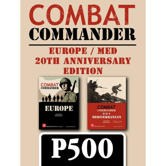 GMT Games - Combat Commander: Europe/Med. 20th Anniversary Edition