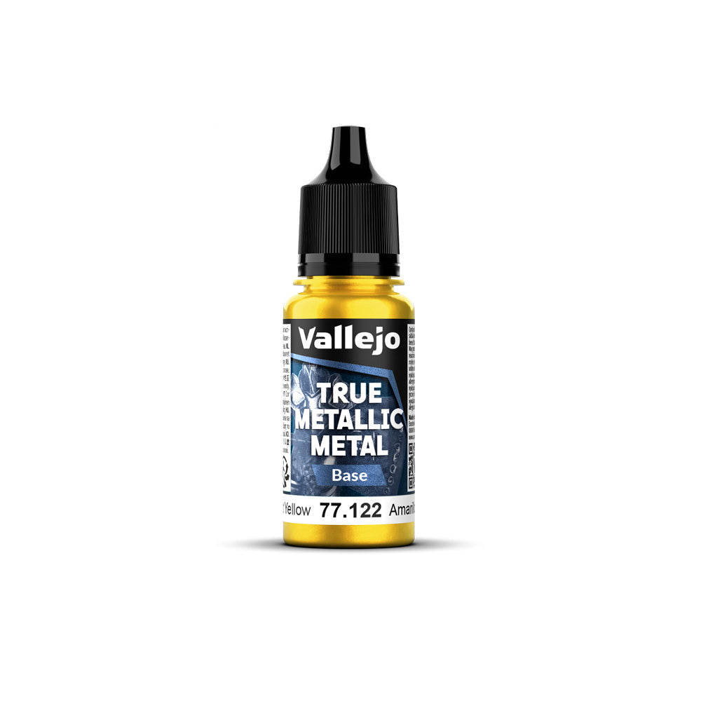 Vallejo - True Metallic Metal - Radiant Yellow 18ml