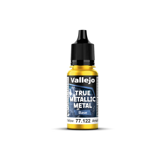 Vallejo - True Metallic Metal - Radiant Yellow 18ml