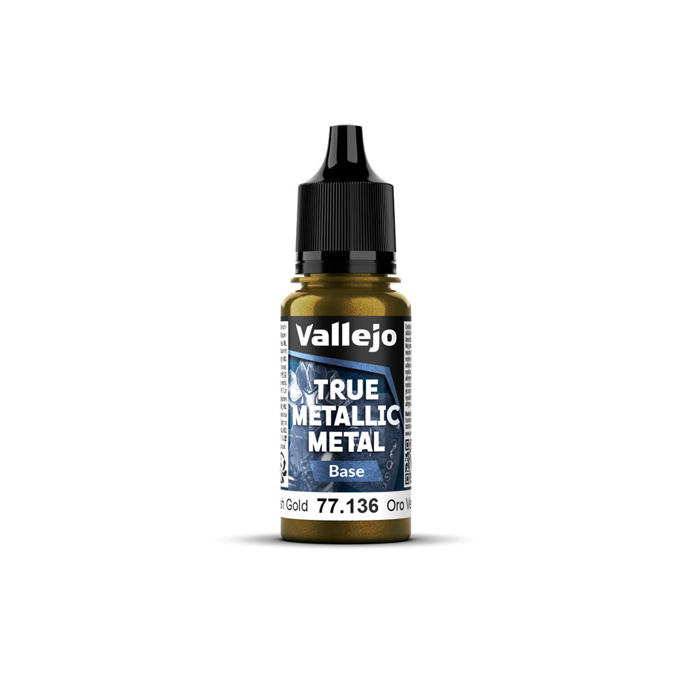 Vallejo - True Metallic Metal - Greenish Gold 18ml