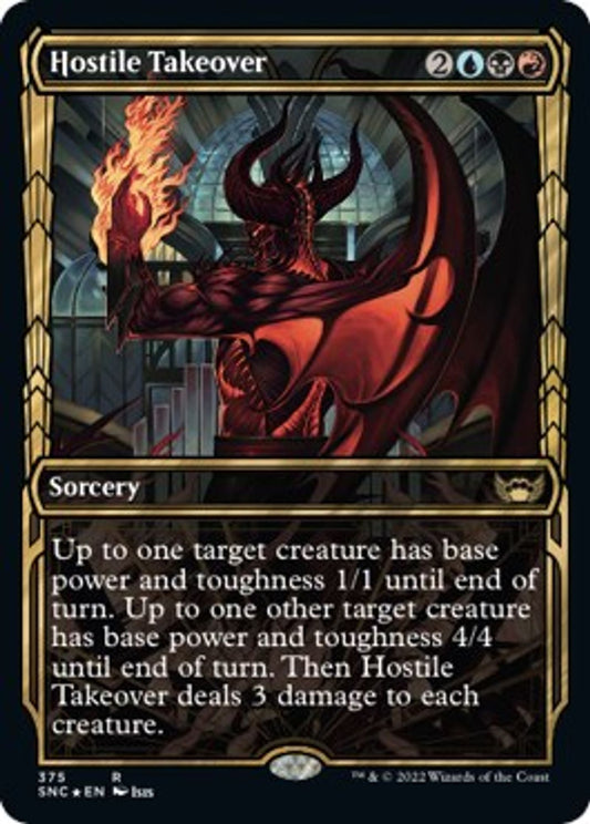 Hostile Takeover (Gilded Foil) - Streets of New Capenna
