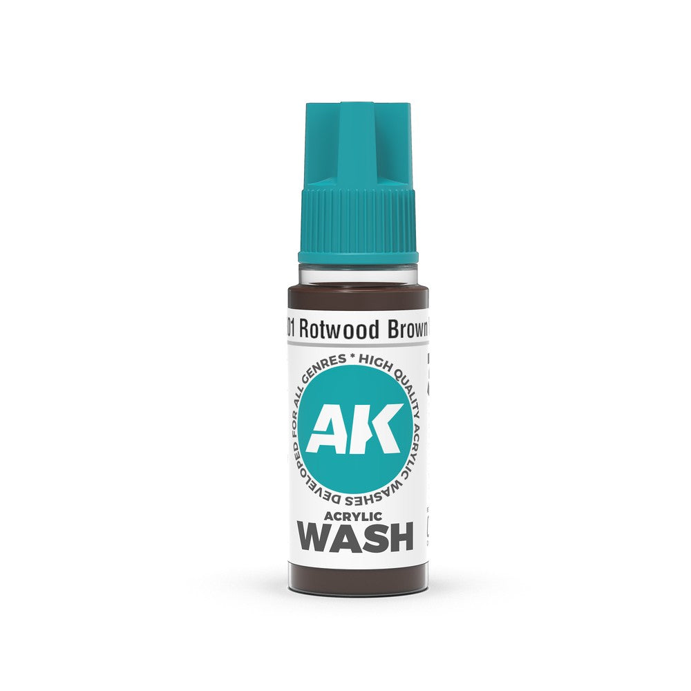 AK Interactive - Washes - Rotwood Brown Wash 18ml