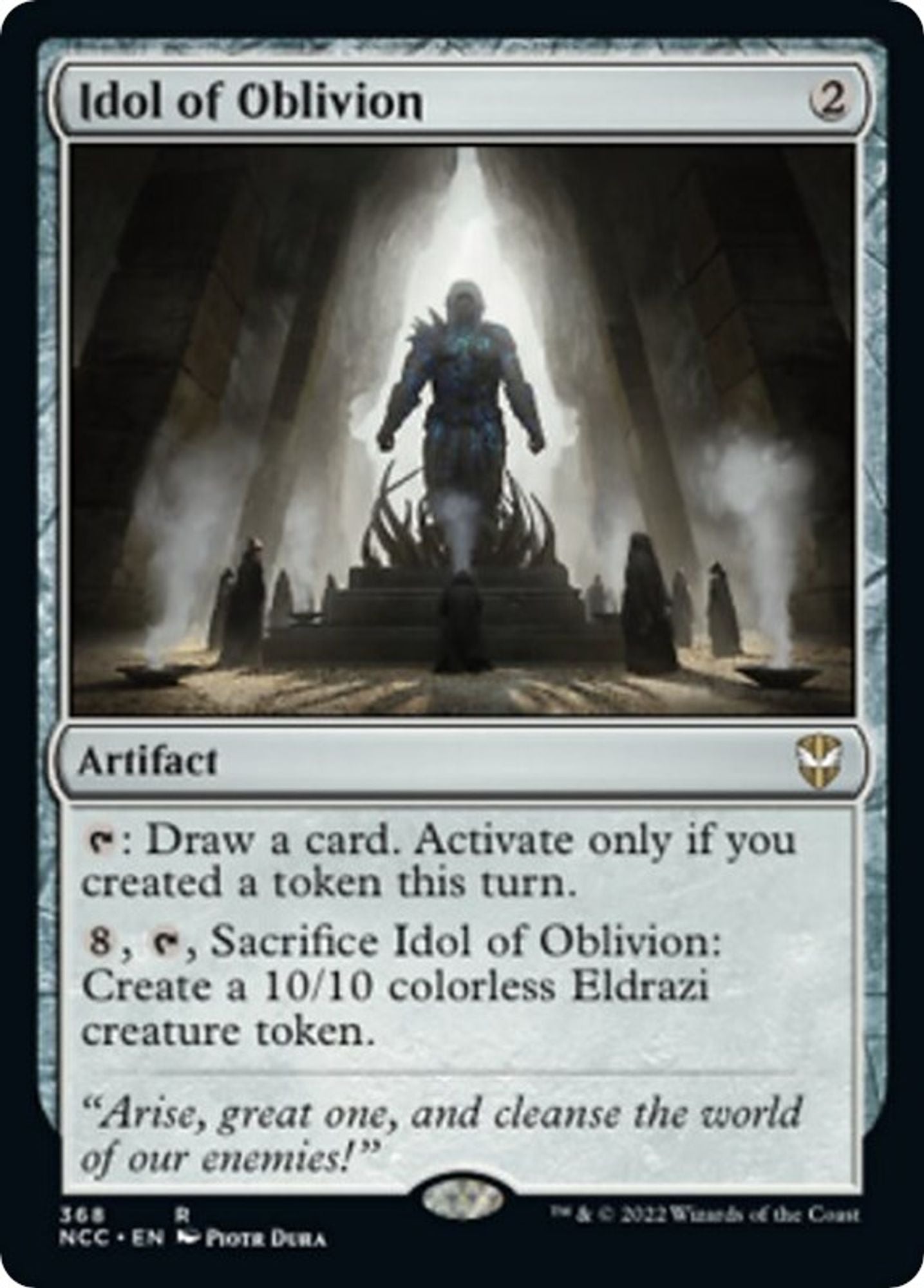Idol of Oblivion - Commander: Streets of New Capenna